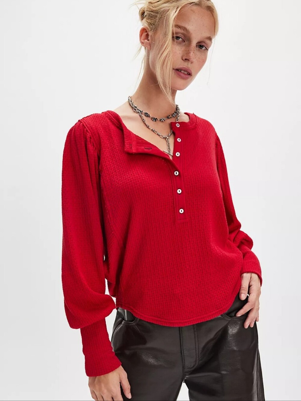 Free People Quinn Knit Thermal
